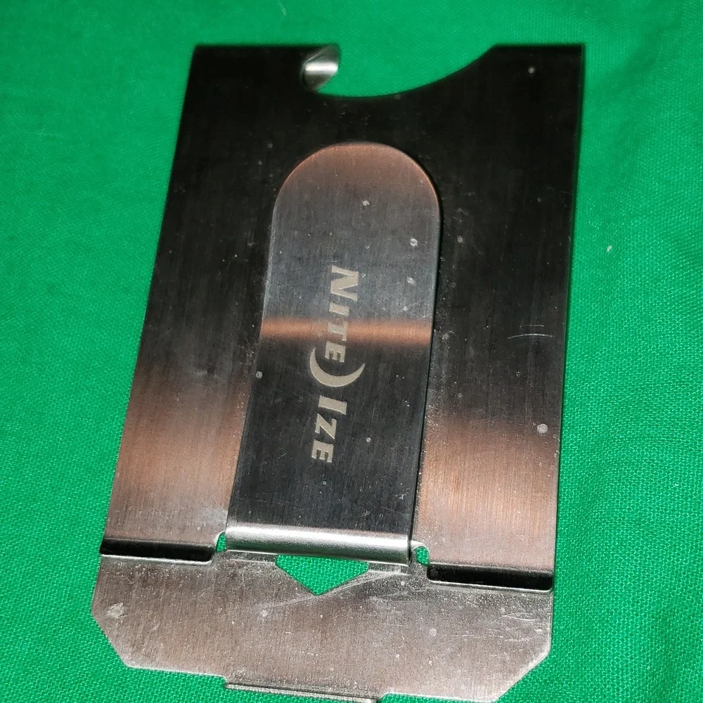 Nite Ize Multi Tool Metal Wallet Money Holder